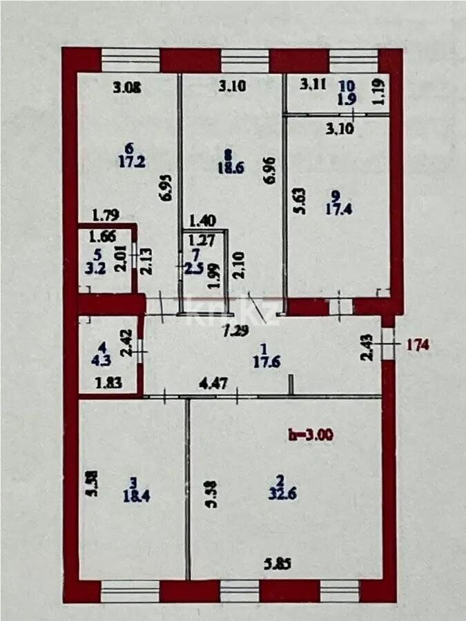 Продажа 4-комнатной квартиры, 134 м² - Продажа квартир в Казахстане - страница 33 фото 1 из 1