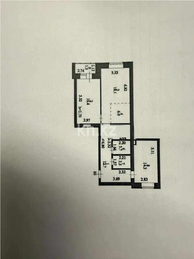 Продажа 3-комнатной квартиры, 80 м² - Продажа трехкомнатных квартир в кирпичном доме в Казахстане - страница 44 фото 7 из 7