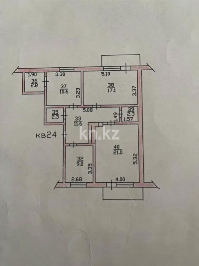 Продажа 3-комнатной квартиры, 76 м² - Продажа трехкомнатных квартир в блочном доме в Алматы - страница 2 фото 5 из 5