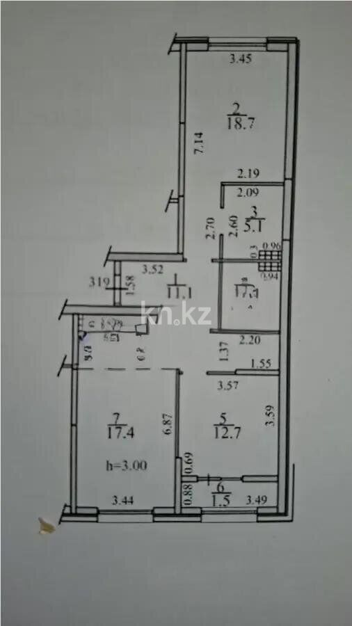 Продажа 3-комнатной квартиры, 78 м² - Продажа квартир в монолитно-каркасном доме в Алматы - страница 12 фото 3 из 3