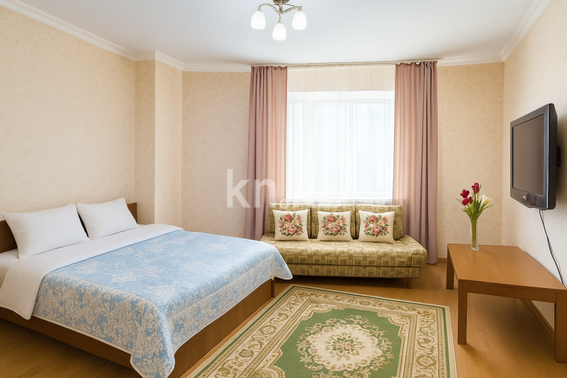 Аренда 1-комнатной квартиры посуточно, 42 м² - Аренда квартир посуточно в р-не Есиль Астаны фото 1 из 14