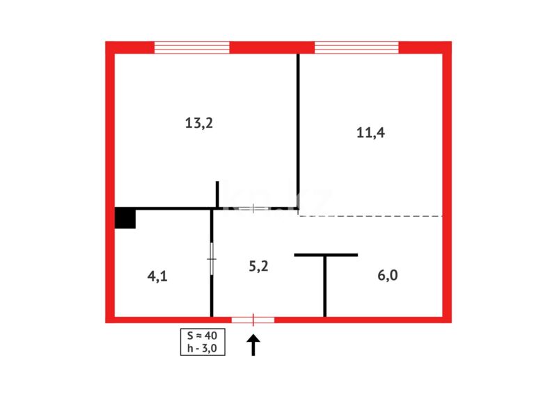 Продажа 2-комнатной квартиры, 40 м² - Продажа жилой и коммерческой недвижимости в Астане фото 14 из 14