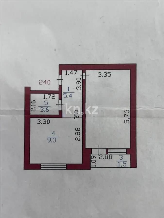 Продажа 1-комнатной квартиры, 39 м² - Продажа квартир в Астане - страница 26 фото 4 из 4