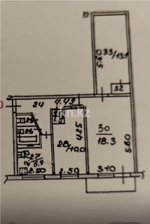Продажа 3-комнатной квартиры, 63 м² - Продажа трехкомнатных квартир в Бостандыкском р-не Алматы - страница 21 фото 11 из 11