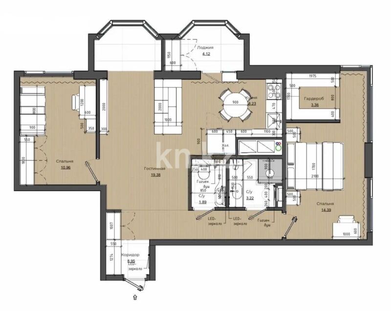 Продажа 3-комнатной квартиры, 75 м² - Продажа трехкомнатных квартир в блочном доме в Казахстане - страница 37 фото 7 из 7