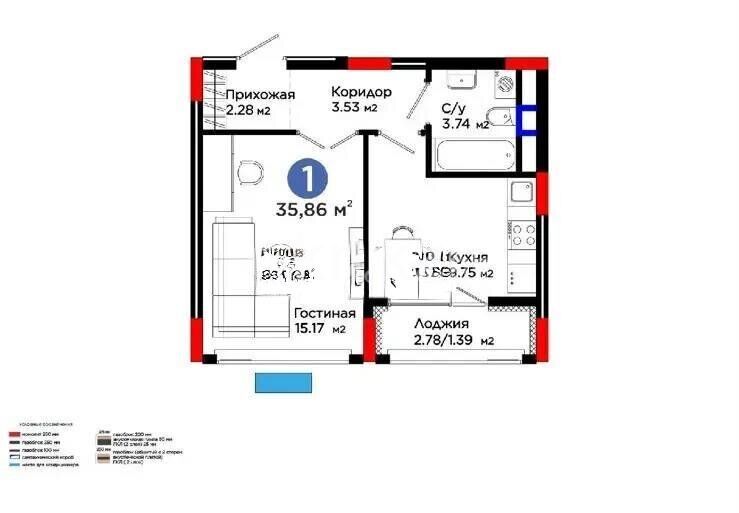 Продажа 1-комнатной квартиры, 36 м² - Продажа квартир в Казахстане - страница 161 фото 3 из 3