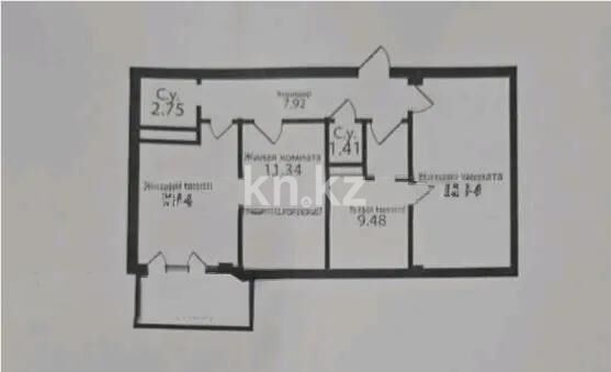 Продажа 3-комнатной квартиры, 62 м² - Продажа трехкомнатных квартир на Юго-Востоке Караганды - страница 13 фото 1 из 1