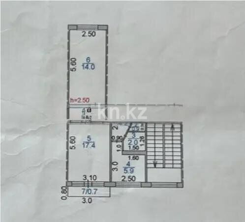 Продажа 2-комнатной квартиры, 45 м² - Продажа квартир в панельном доме в Казахстане - страница 16 фото 7 из 7