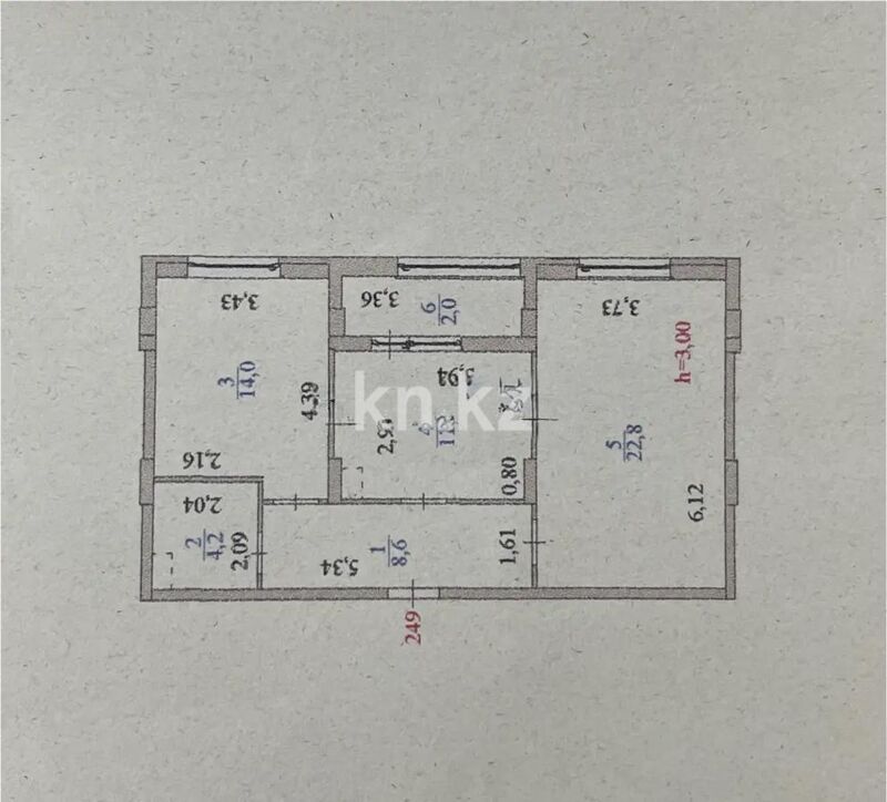 Продажа 2-комнатной квартиры, 63 м² - Продажа двухкомнатных квартир в р-не Есиль Астаны - страница 23 фото 6 из 6
