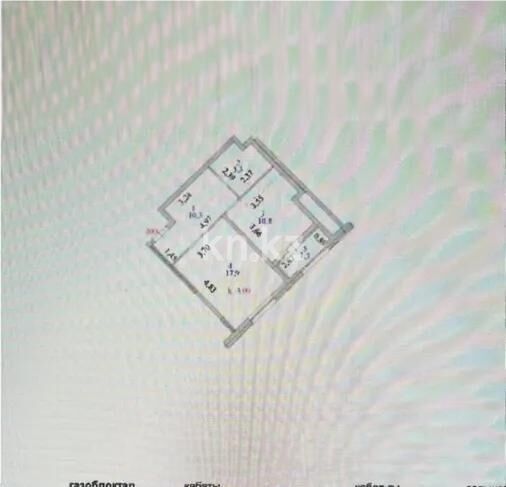 Продажа 1-комнатной квартиры, 45.6 м² - Продажа однокомнатных квартир в монолитно-каркасном доме в Астане - страница 22 фото 1 из 1