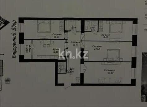 Продажа 4-комнатной квартиры, 131.1 м² - Продажа баз, складов и промышленной недвижимости в Алматинской области фото 1 из 1