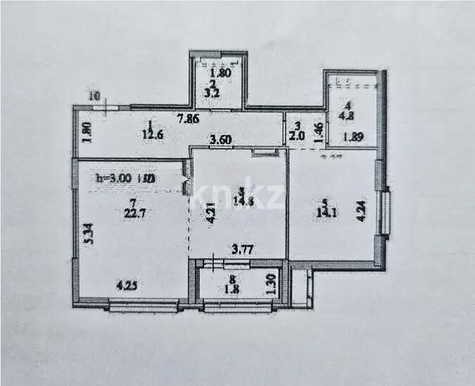 Продажа 2-комнатной квартиры, 76 м² - Продажа квартир в Казахстане - страница 106 фото 1 из 1