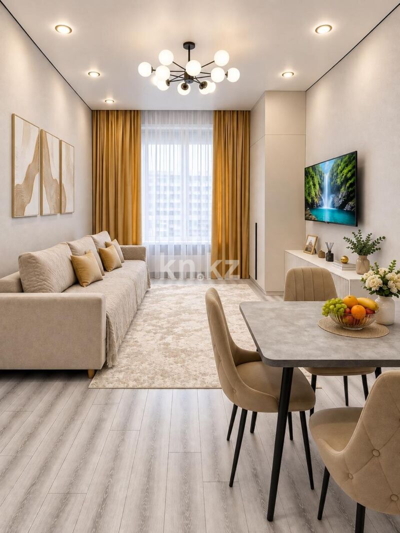 Продажа 2-комнатной квартиры, 47 м² - Продажа двухкомнатных квартир в монолитном доме в Астане фото 1 из 22