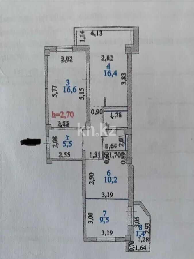 Продажа 2-комнатной квартиры, 69 м² - Продажа двухкомнатных квартир в монолитно-каркасном доме в Астане - страница 39 фото 2 из 2