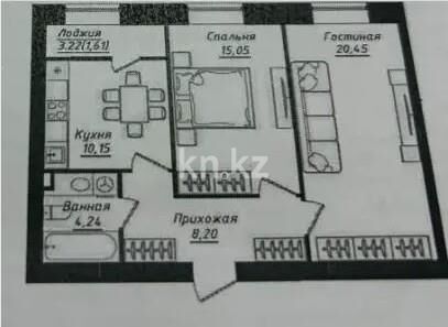 Продажа 2-комнатной квартиры, 60 м² - Продажа зданий в Костанае фото 1 из 1