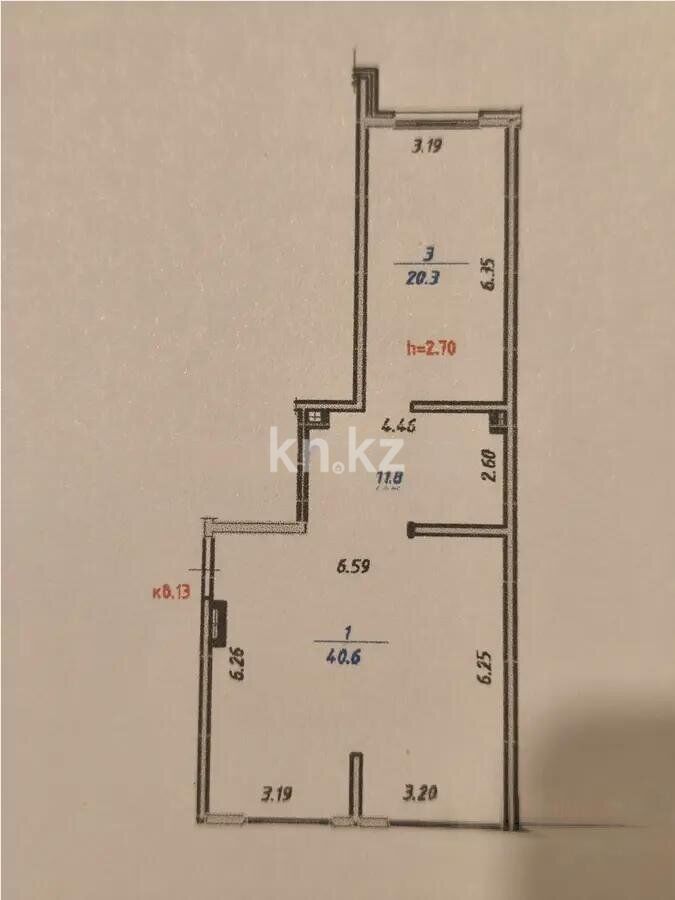 Продажа 2-комнатной квартиры, 72.7 м² - Продажа квартир в монолитно-каркасном доме в Алматы - страница 15 фото 1 из 1