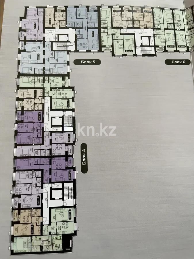 Продажа 2-комнатной квартиры, 38 м² - Продажа двухкомнатных квартир в кирпичном доме в Астане - страница 61 фото 1 из 1