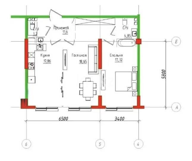 Продажа 3-комнатной квартиры, 74 м² - Продажа трехкомнатных квартир в Бостандыкском р-не Алматы - страница 30 фото 1 из 1