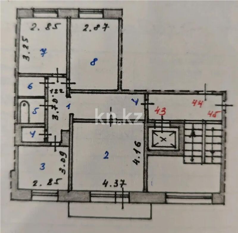 Продажа 3-комнатной квартиры, 65 м² - Продажа трехкомнатных квартир на Юго-Востоке Караганды - страница 23 фото 6 из 6