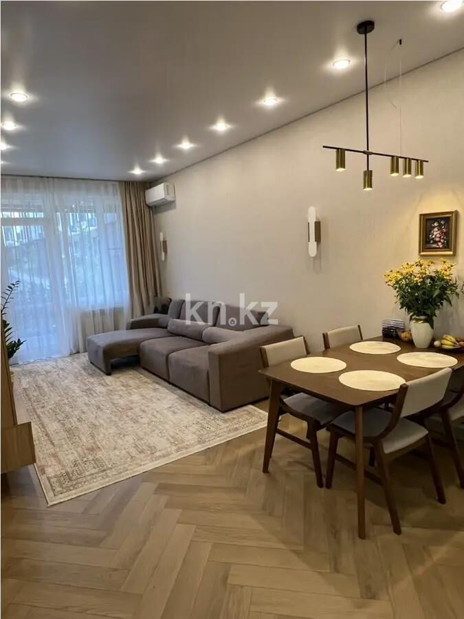 Продажа 3-комнатной квартиры, 77.2 м² - Продажа квартир в монолитно-каркасном доме в Алматы фото 1 из 6
