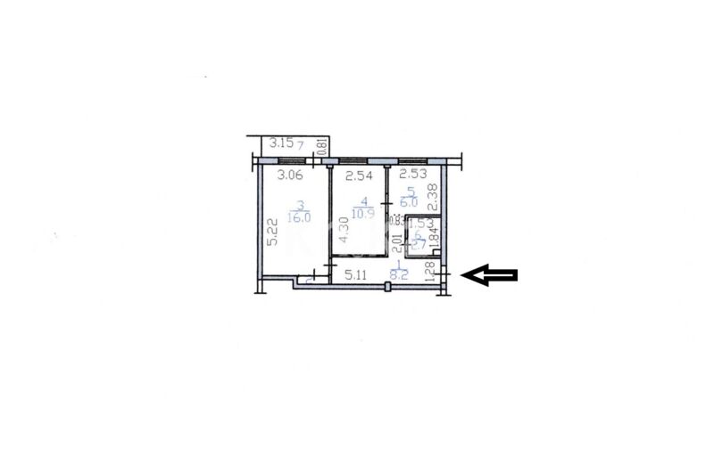 Продажа 2-комнатной квартиры, 45.5 м² - Продажа недвижимости в Усть-Каменогорске - страница 2 фото 16 из 16