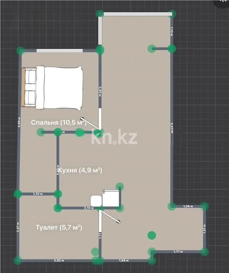 Продажа 2-комнатной квартиры, 46 м² - Продажа двухкомнатных квартир в Казахстане - страница 3 фото 4 из 4