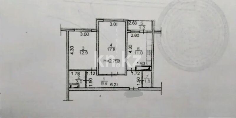 Продажа 2-комнатной квартиры, 58 м² - Продажа квартир от собственников в Алматы - страница 281 фото 5 из 5