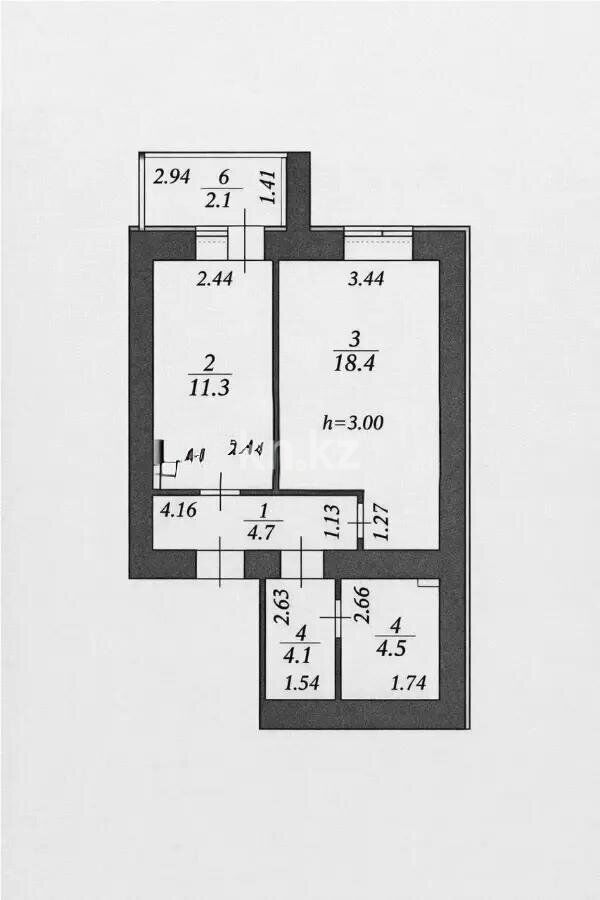 Продажа 1-комнатной квартиры, 45.1 м² - Продажа однокомнатных квартир в Астане - страница 18 фото 2 из 2