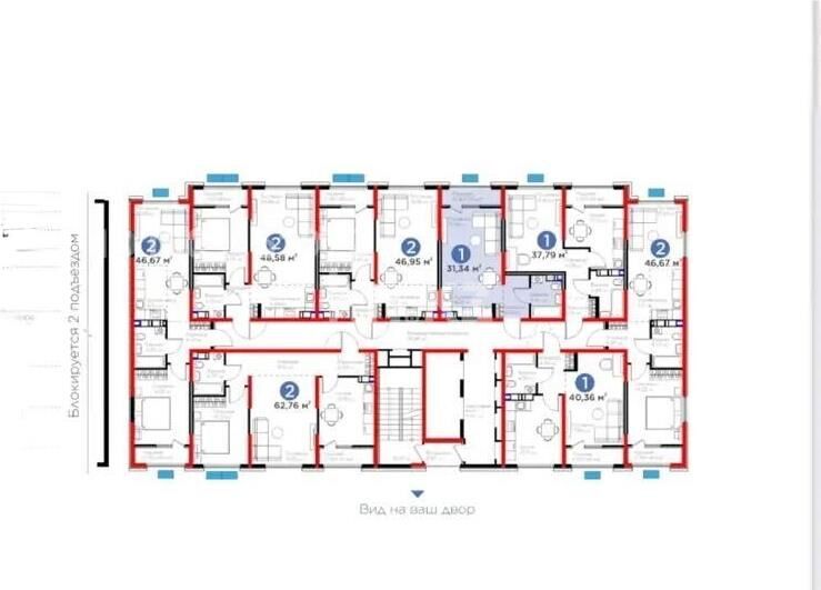 Продажа 1-комнатной квартиры, 32 м² - Продажа однокомнатных квартир в монолитном доме в Алматы - страница 6 фото 1 из 1