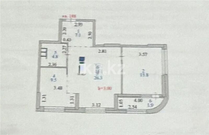 Продажа 2-комнатной квартиры, 65.4 м² - Продажа квартир в новостройках Астаны - страница 22 фото 6 из 6