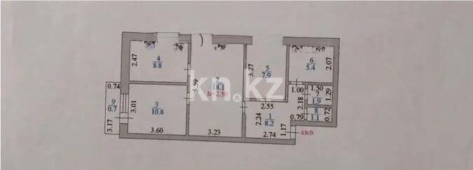 Продажа 4-комнатной квартиры, 63 м² - Продажа четырехкомнатных квартир в р-не Алматы Астаны фото 4 из 4