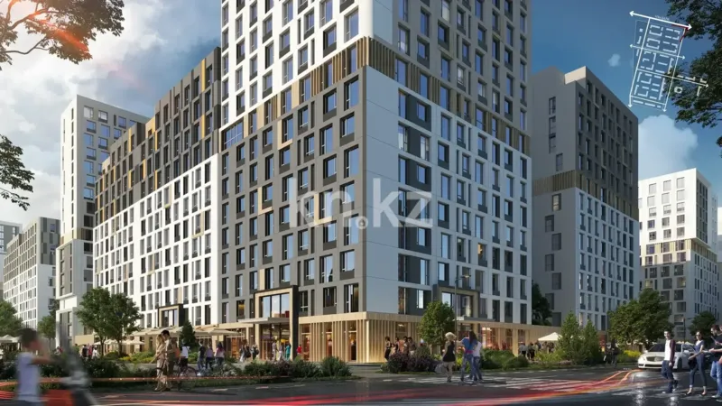 Продажа 1-комнатной квартиры, 42.71 м² - Продажа квартир в новостройках Астаны - страница 19 фото 2 из 9