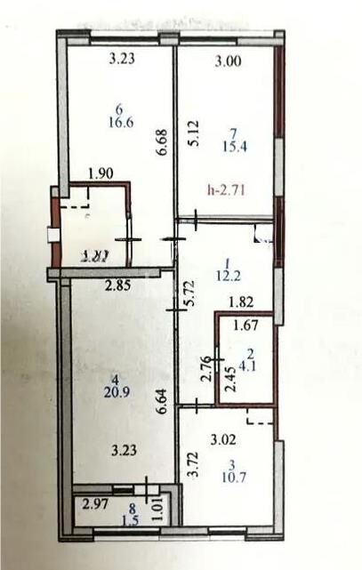 Продажа 3-комнатной квартиры, 85.7 м² - Продажа квартир в Казахстане - страница 854 фото 6 из 6