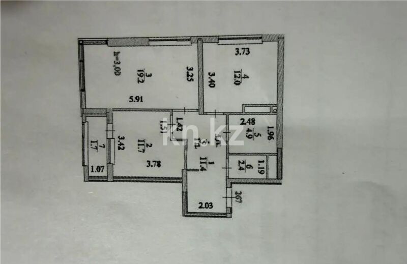 Продажа 2-комнатной квартиры, 66 м² - Продажа двухкомнатных квартир в Астане - страница 82 фото 7 из 7