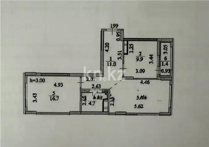 Продажа 2-комнатной квартиры, 61 м² - Продажа двухкомнатных квартир в р-не Нура Астаны - страница 17 фото 1 из 1