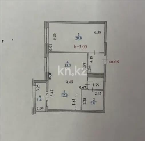 Продажа 2-комнатной квартиры, 62 м² - Продажа двухкомнатных квартир в р-не Сарайшык Астаны - страница 30 фото 6 из 6