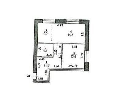 Продажа 2-комнатной квартиры, 48.6 м² - Продажа двухкомнатных квартир в р-не Есиль Астаны - страница 22 фото 5 из 5