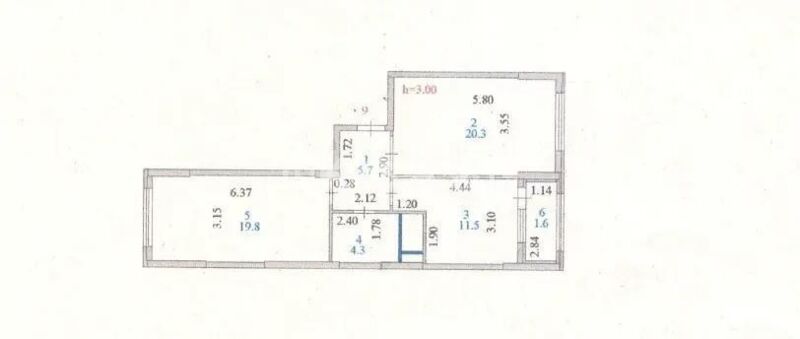 Продажа 2-комнатной квартиры, 63.2 м² - Продажа двухкомнатных квартир в блочном доме в Казахстане - страница 34 фото 6 из 6