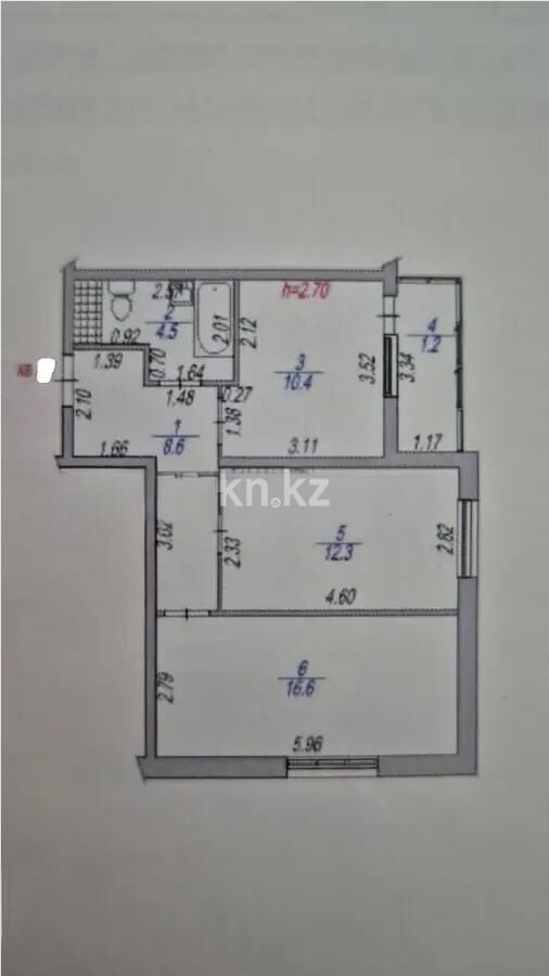 Продажа 2-комнатной квартиры, 53.6 м² - Продажа квартир в Казахстане - страница 40 фото 1 из 1