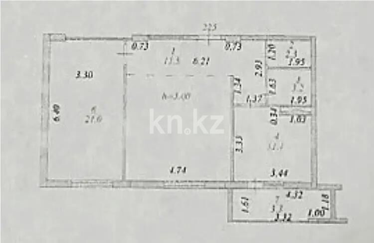 Продажа 2-комнатной квартиры, 75.1 м² - Продажа двухкомнатных квартир в р-не Нура Астаны - страница 8 фото 7 из 7