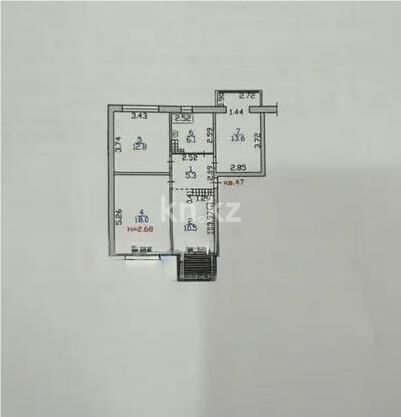 Продажа 3-комнатной квартиры, 70 м² - Продажа трехкомнатных квартир в Бостандыкском р-не Алматы - страница 32 фото 8 из 8