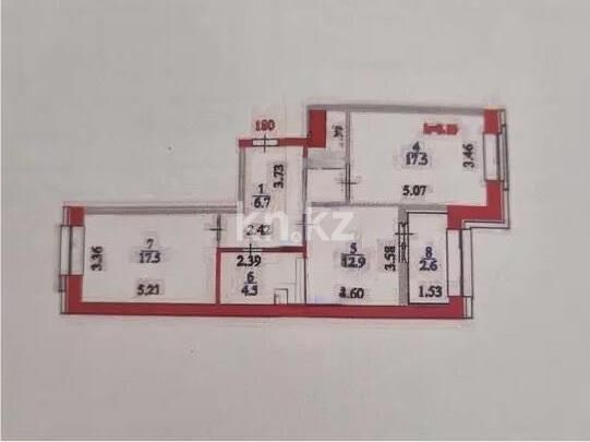 Продажа 2-комнатной квартиры, 67.21 м² - Продажа квартир в кирпичном доме в Астане - страница 26 фото 2 из 2