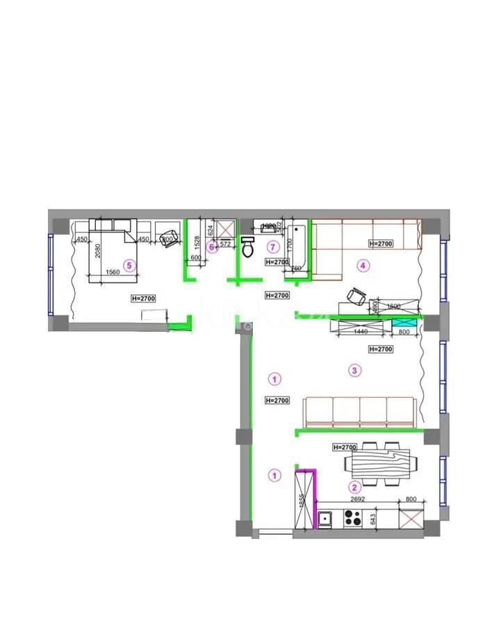 Продажа 3-комнатной квартиры, 76.4 м² - Продажа трехкомнатных квартир от собственников в Алматы - страница 163 фото 5 из 5