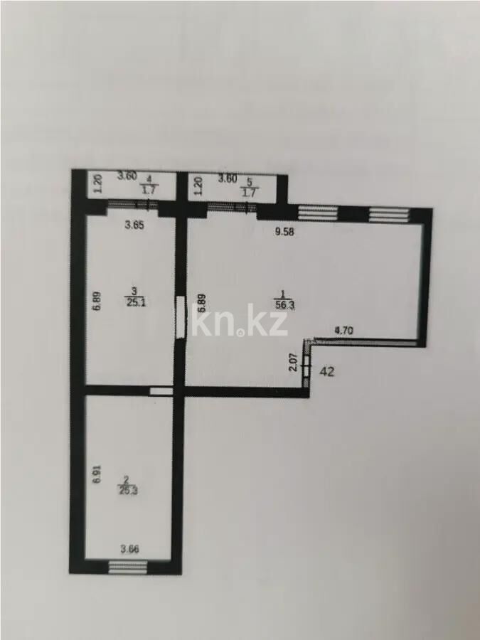 Продажа 3-комнатной квартиры, 110 м² - Продажа квартир в новостройках Караганды - страница 2 фото 3 из 3