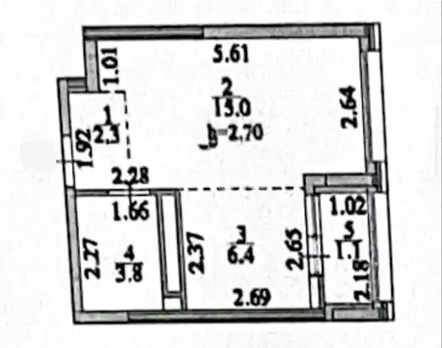 Продажа 1-комнатной квартиры, 29 м² - Продажа однокомнатных квартир в р-не Есиль Астаны - страница 32 фото 2 из 2
