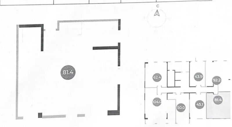 Продажа 3-комнатной квартиры, 81.4 м² - Продажа трехкомнатных квартир в Алмалинском р-не Алматы - страница 21 фото 1 из 1