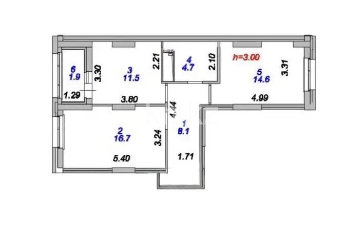 Продажа 2-комнатной квартиры, 57.5 м² - Продажа недвижимости в Казахстане - страница 31 фото 4 из 4