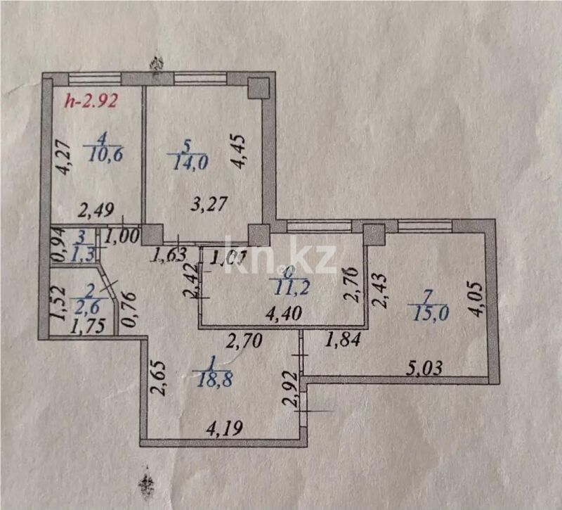 Продажа 3-комнатной квартиры, 73.5 м² - Продажа квартир в монолитно-каркасном доме в Астане - страница 95 фото 10 из 10