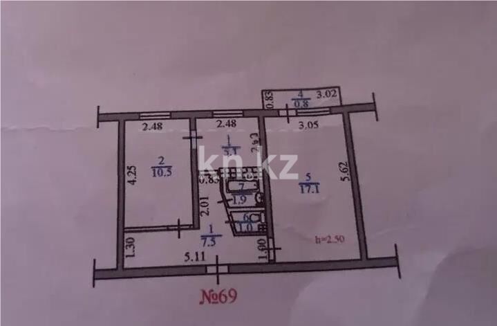 Продажа 2-комнатной квартиры, 44 м² - Продажа двухкомнатных квартир в Медеуском р-не Алматы - страница 7 фото 5 из 5