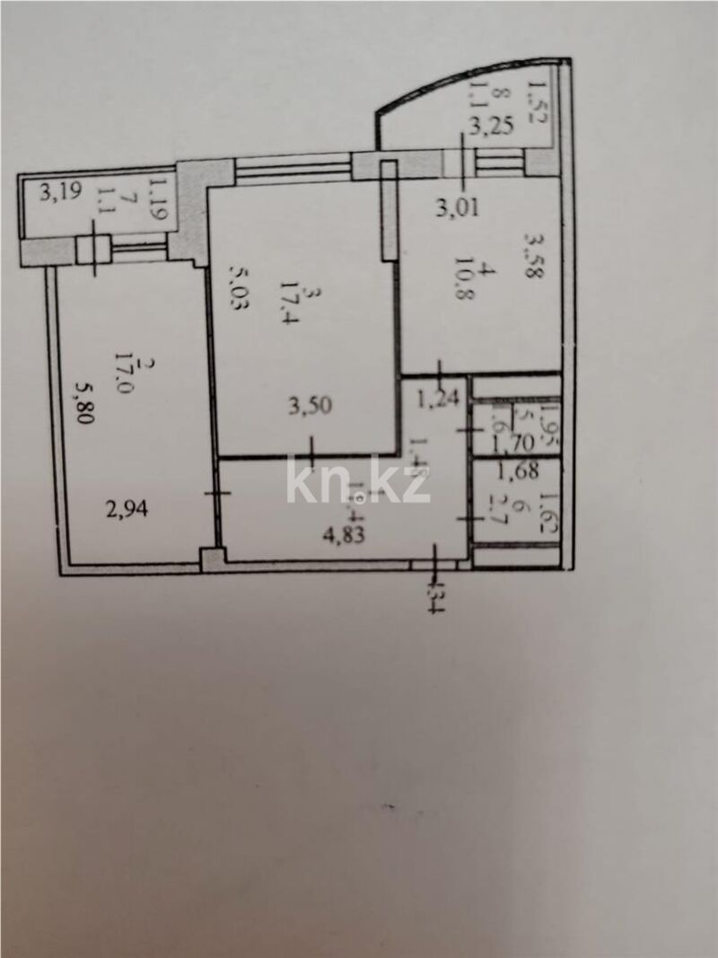 Продажа 2-комнатной квартиры, 63 м² - Продажа двухкомнатных квартир в р-не Есиль Астаны - страница 38 фото 7 из 8